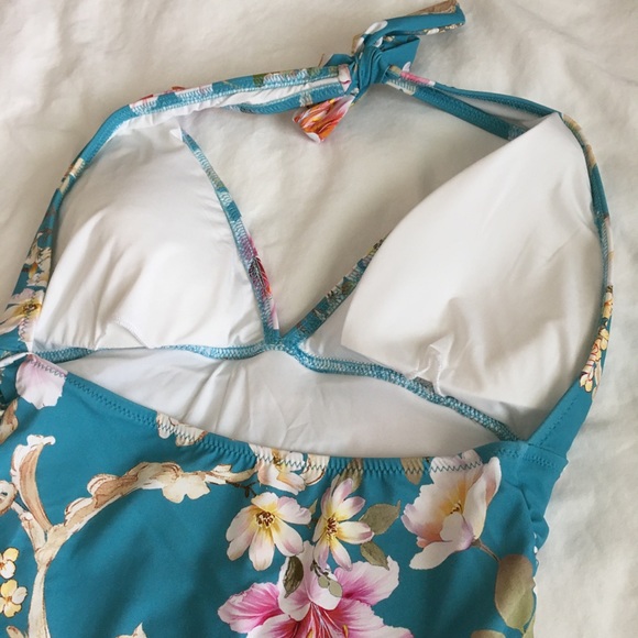 Gottex slimming halter one-piece swimsuit - NWT - Picture 4 of 6